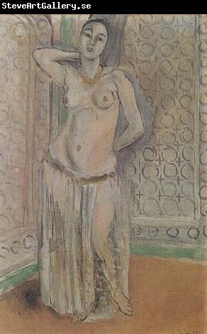 Henri Matisse Semi-nude Woman Standing (mk35)